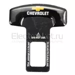 Заглушка ремня Steel Lock с логотипом Chevrolet (Шевроле)